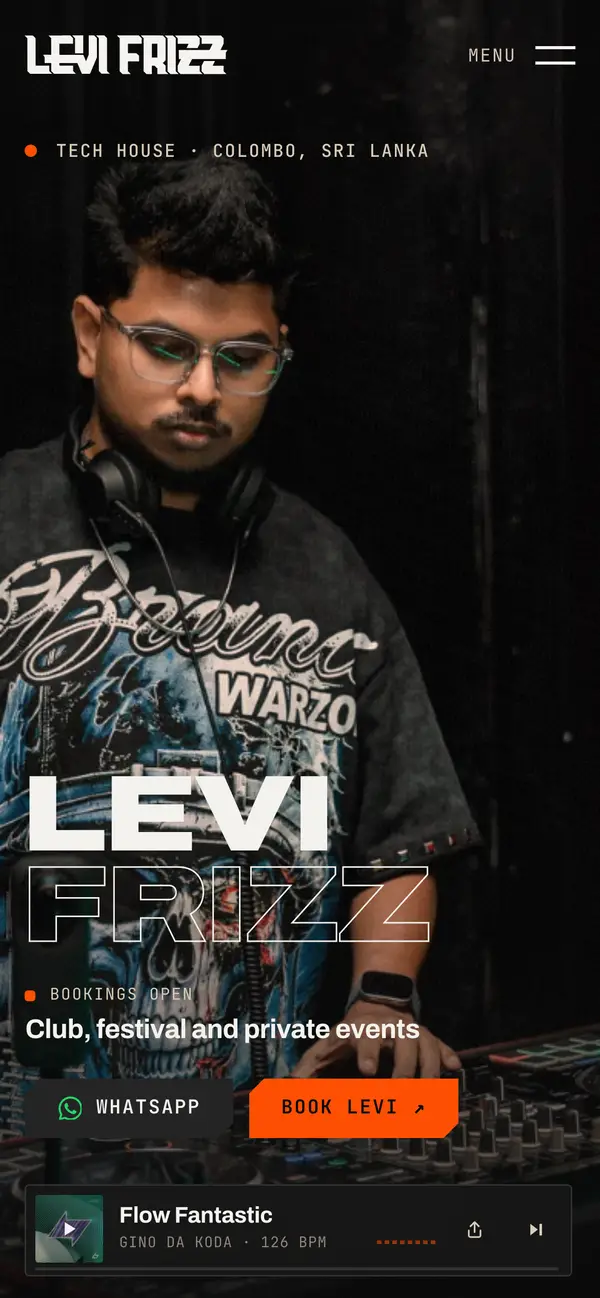 Levi Frizz on a phone